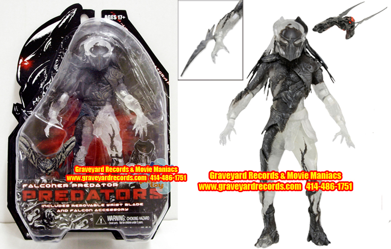 8" Neca Toys Predator Series 7 Predator 2 - Camo Cloaked Falcone